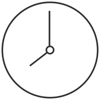 Pictogramme d'une horloge